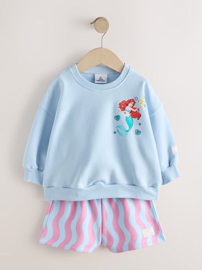 Blue Ariel Ariel Sweatshirt & Shorts Set (3mths-7yrs) image 4