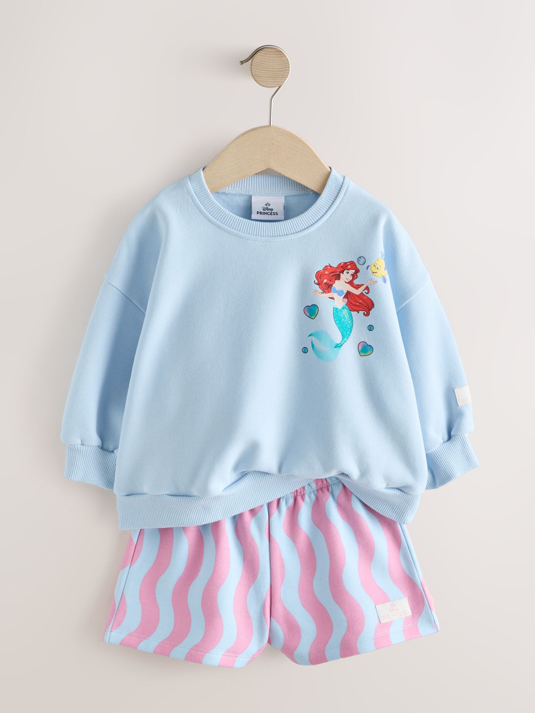 Blue Ariel Ariel Sweatshirt & Shorts Set (3mths-7yrs) image 5