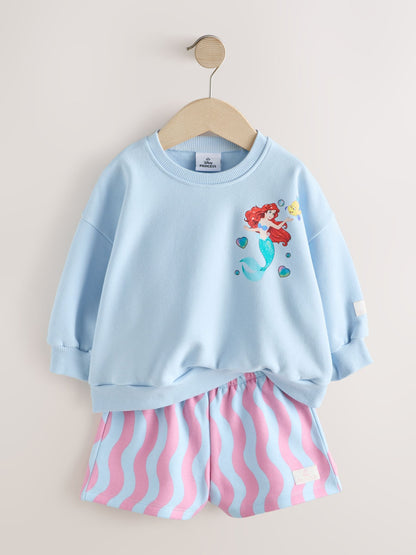 Blue Ariel Ariel Sweatshirt & Shorts Set (3mths-7yrs) image 5