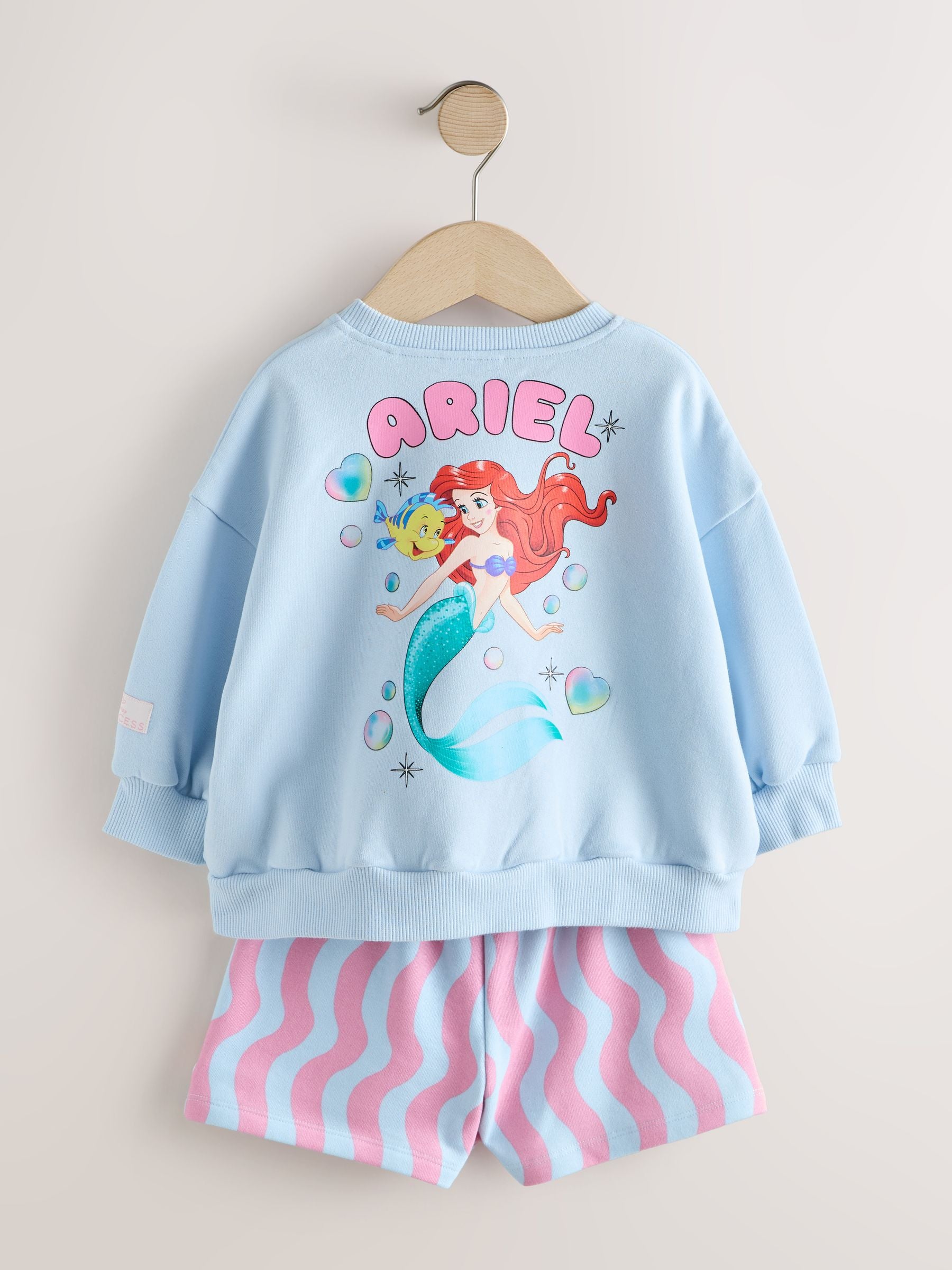 Blue Ariel Ariel Sweatshirt & Shorts Set (3mths-7yrs) image 6