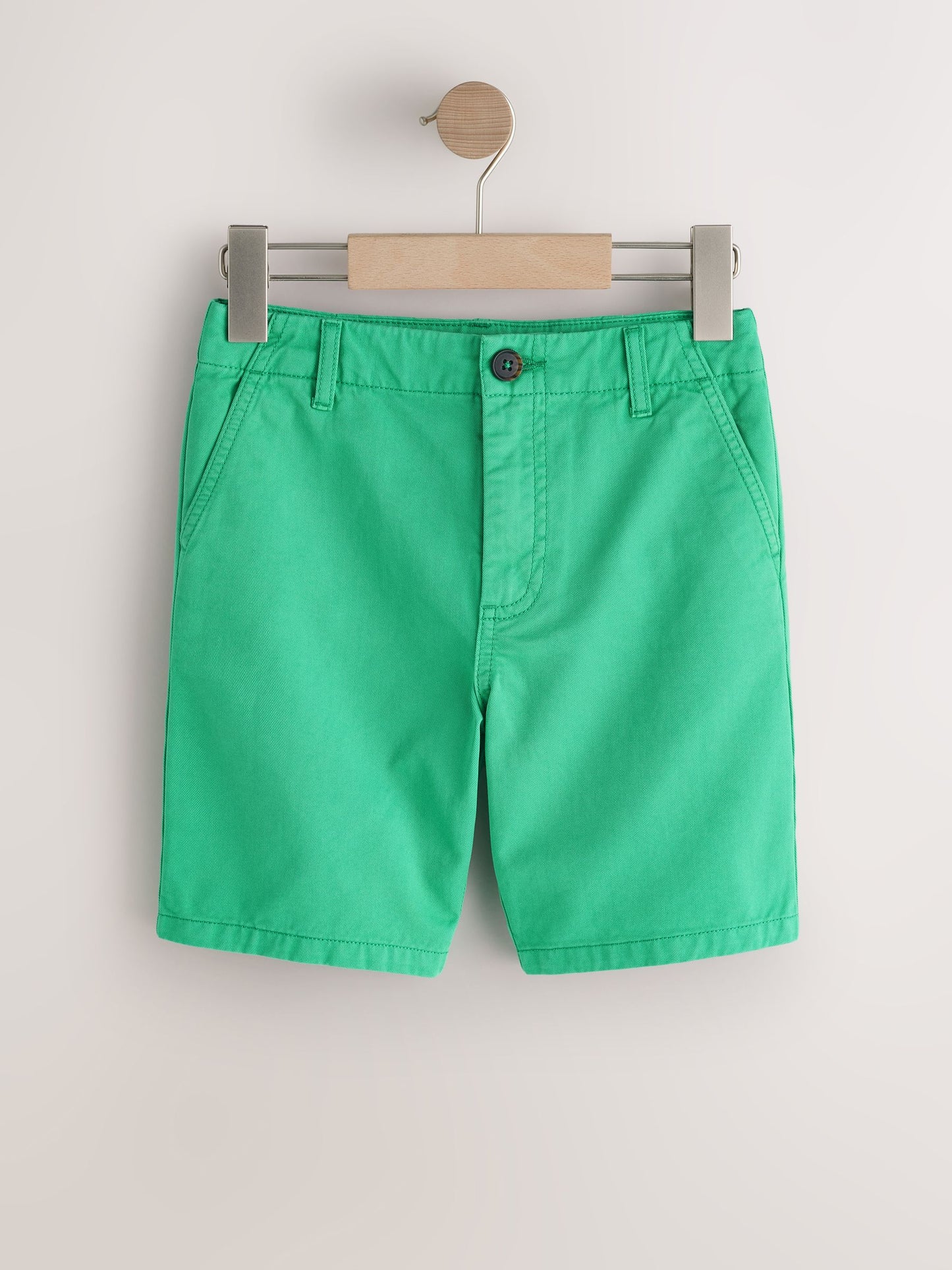 Dsiney Kidz - Green Garment Washed Chino Shorts (3-16yrs) image 4