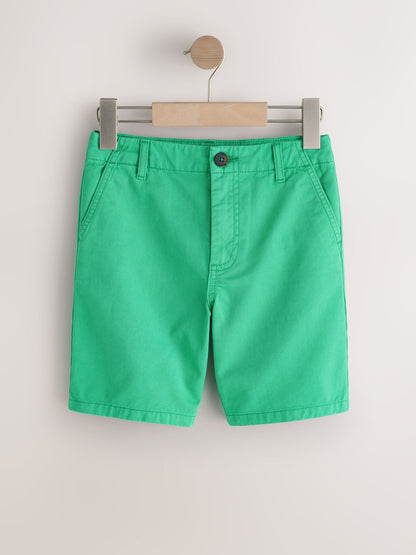 Dsiney Kidz - Green Garment Washed Chino Shorts (3-16yrs) image 4