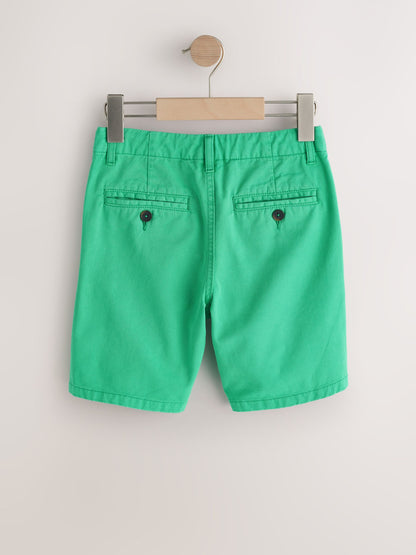 Dsiney Kidz - Green Garment Washed Chino Shorts (3-16yrs) image 5