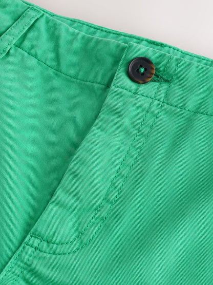 Dsiney Kidz - Green Garment Washed Chino Shorts (3-16yrs) image 6