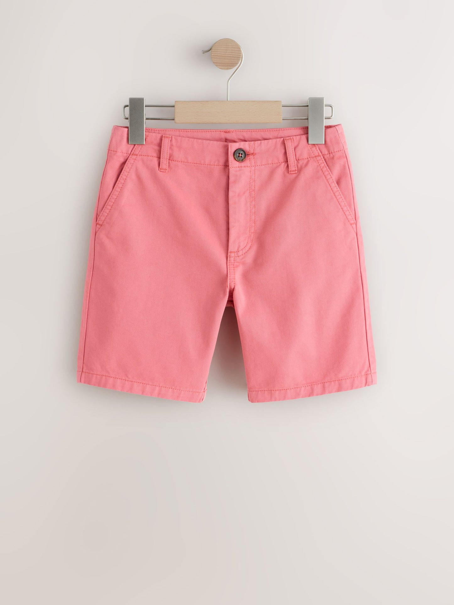 Dsiney Kidz - Blush Pink Garment Washed Chino Shorts (3-16yrs) image 5