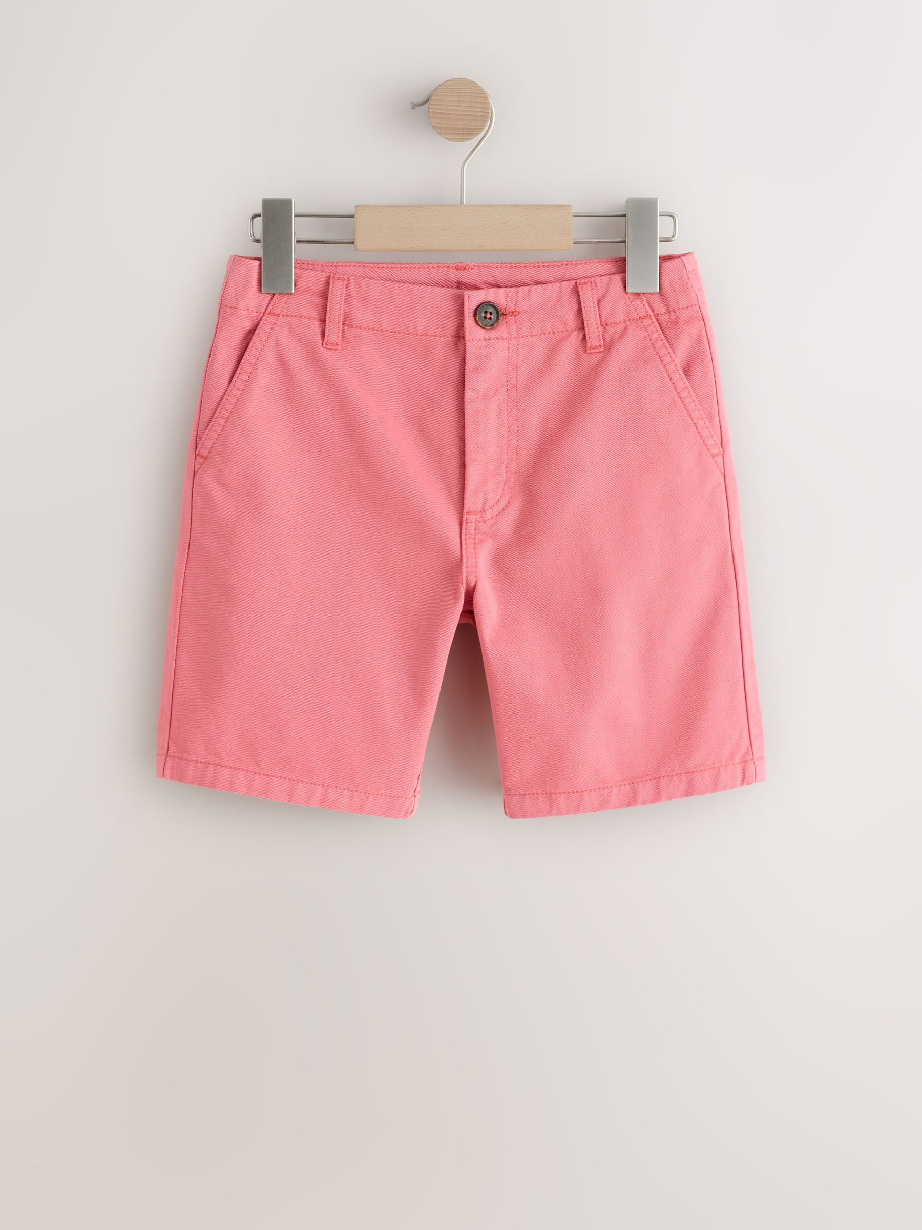 Dsiney Kidz - Blush Pink Garment Washed Chino Shorts (3-16yrs) image 5