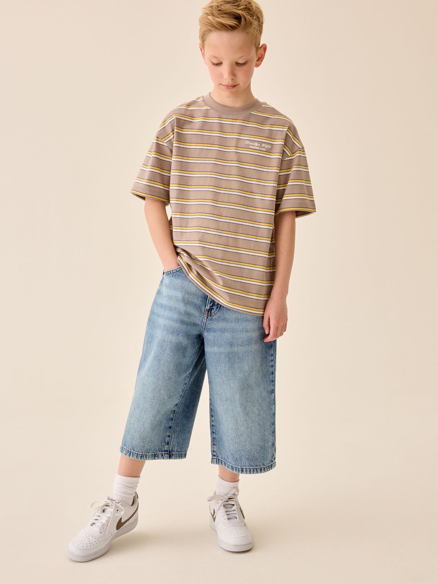 Dsiney Kidz - Mid Blue Longer Line Jorts (3-16yrs) image 1