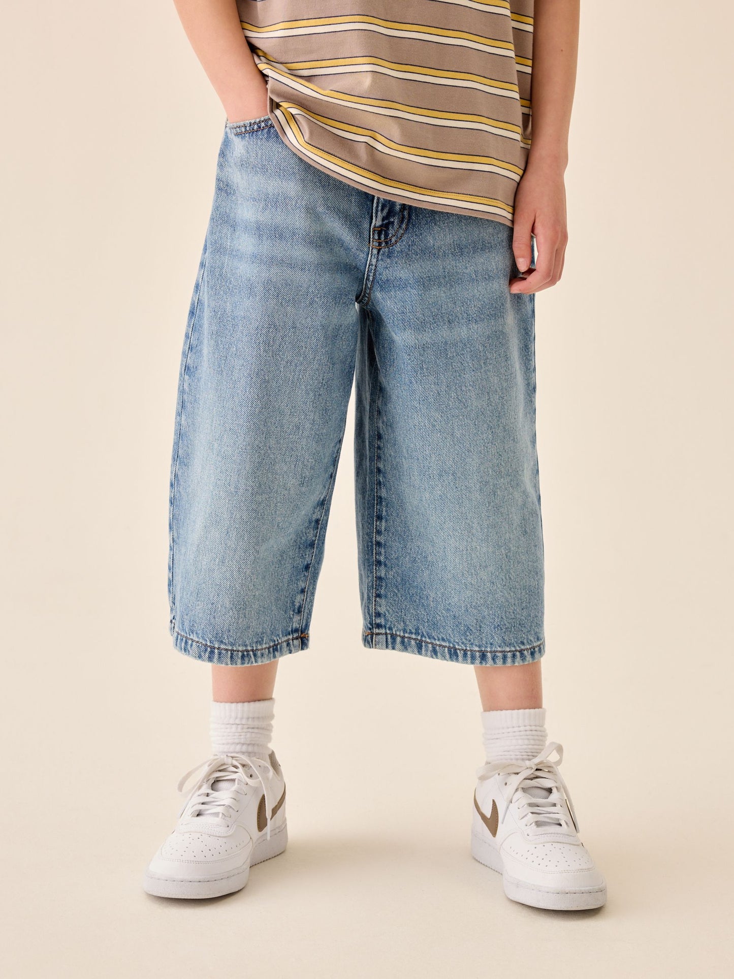 Dsiney Kidz - Mid Blue Longer Line Jorts (3-16yrs) image 2