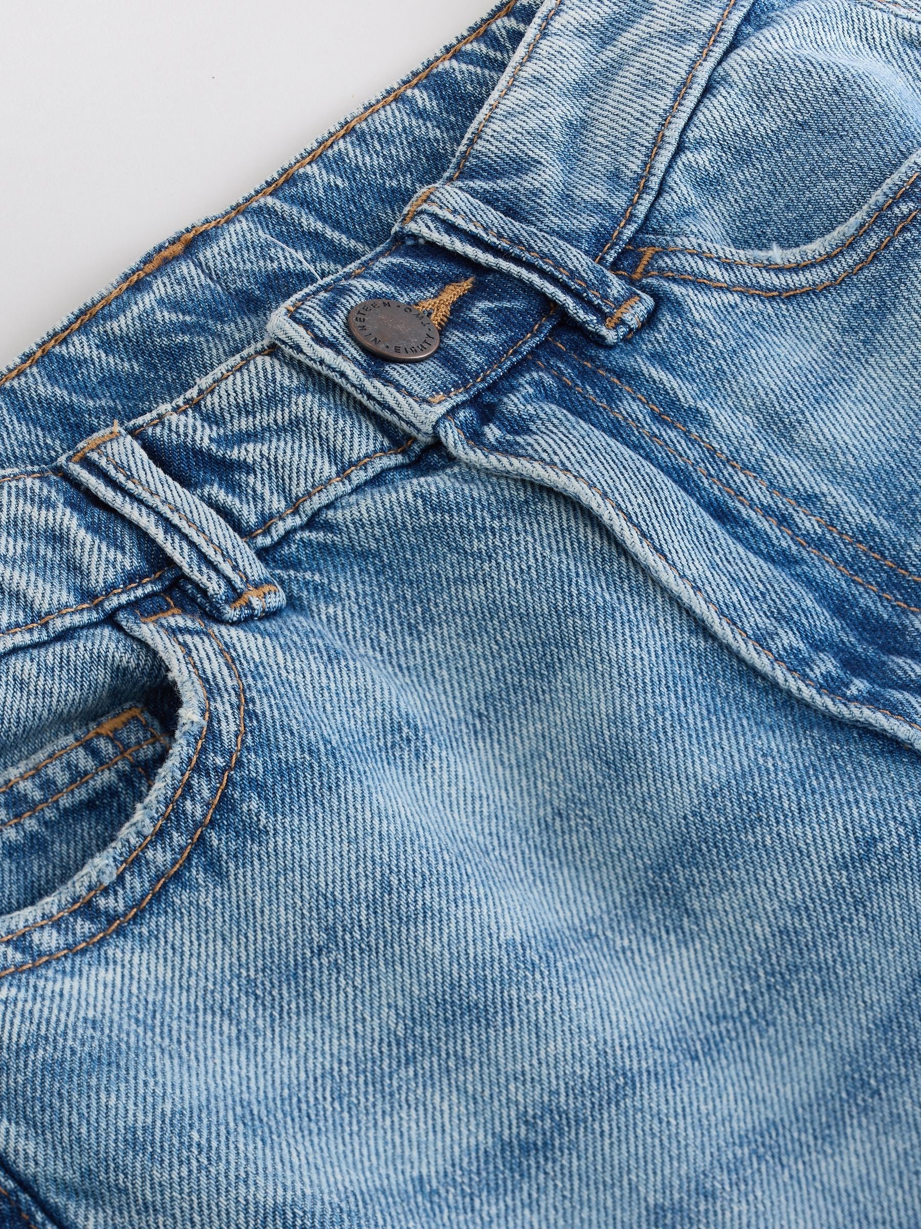 Dsiney Kidz - Mid Blue Longer Line Jorts (3-16yrs) image 7