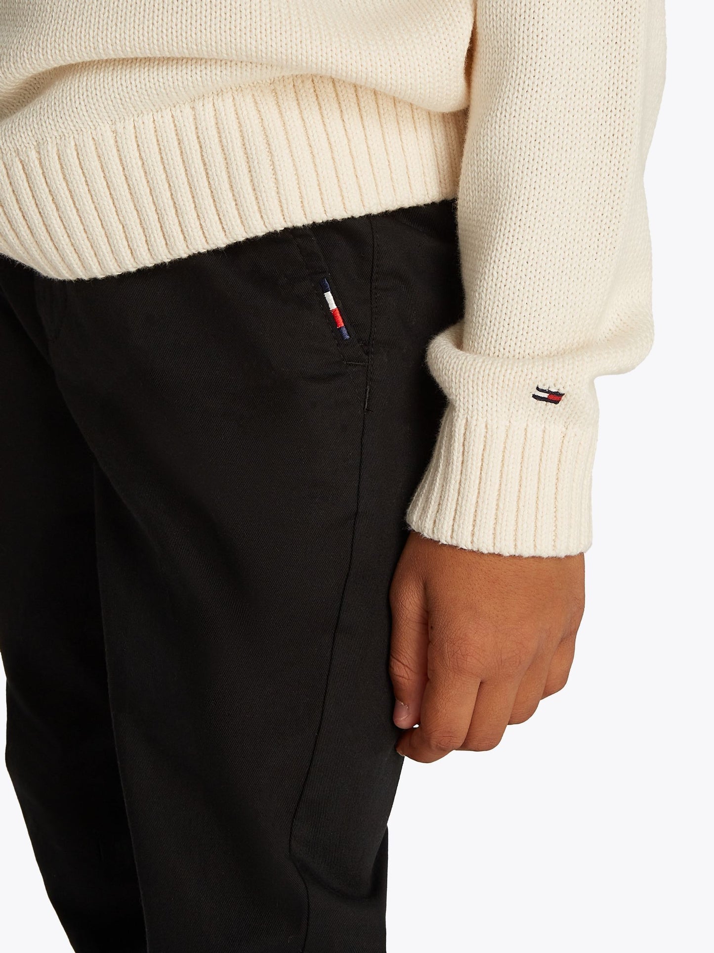Tommy Hilfiger Black 1985 Twill Regular Chinos image 4
