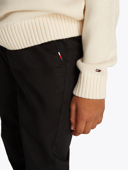 Tommy Hilfiger Black 1985 Twill Regular Chinos image 4