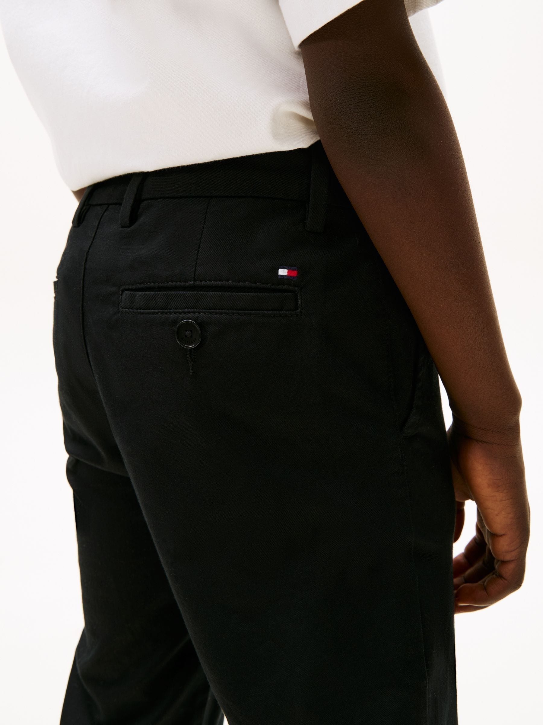 Tommy Hilfiger Black 1985 Twill Regular Chinos image 5
