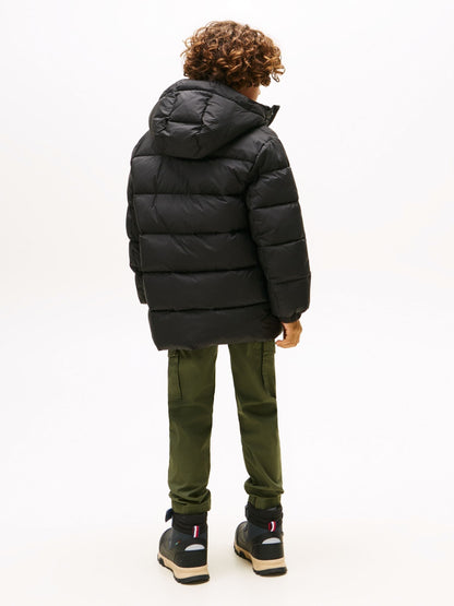 Dsiney Kidz - Tommy Hilfiger Black Essential Padded Parka image 3