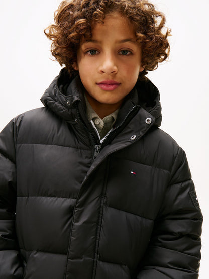Dsiney Kidz - Tommy Hilfiger Black Essential Padded Parka image 4