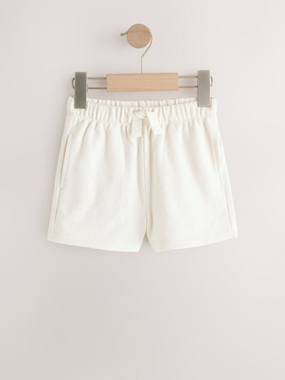 Ecru Textured Shorts (3mths-7yrs) image 4