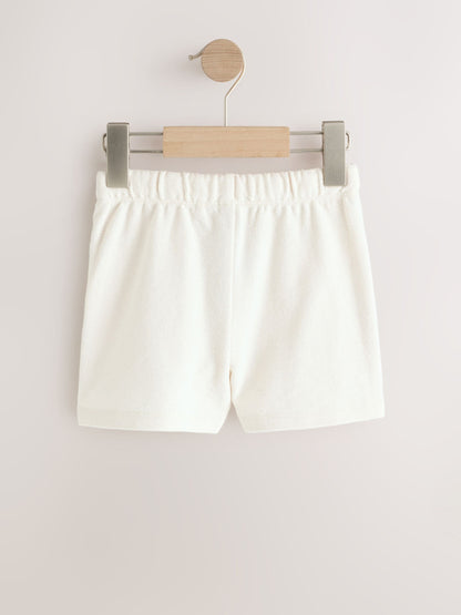 Ecru Textured Shorts (3mths-7yrs) image 5