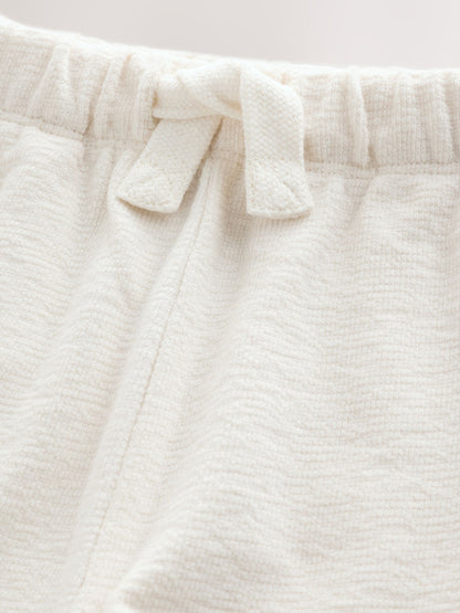 Ecru Textured Shorts (3mths-7yrs) image 6
