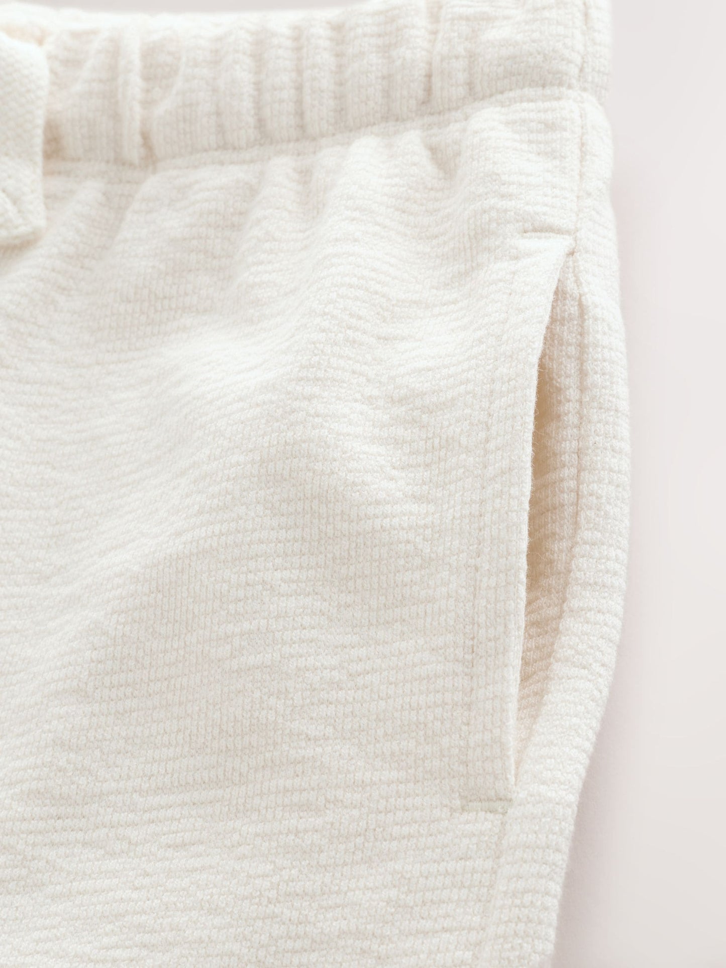 Ecru Textured Shorts (3mths-7yrs) image 7