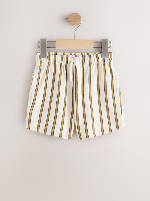Yellow Textured Shorts (3mths-7yrs) image 1
