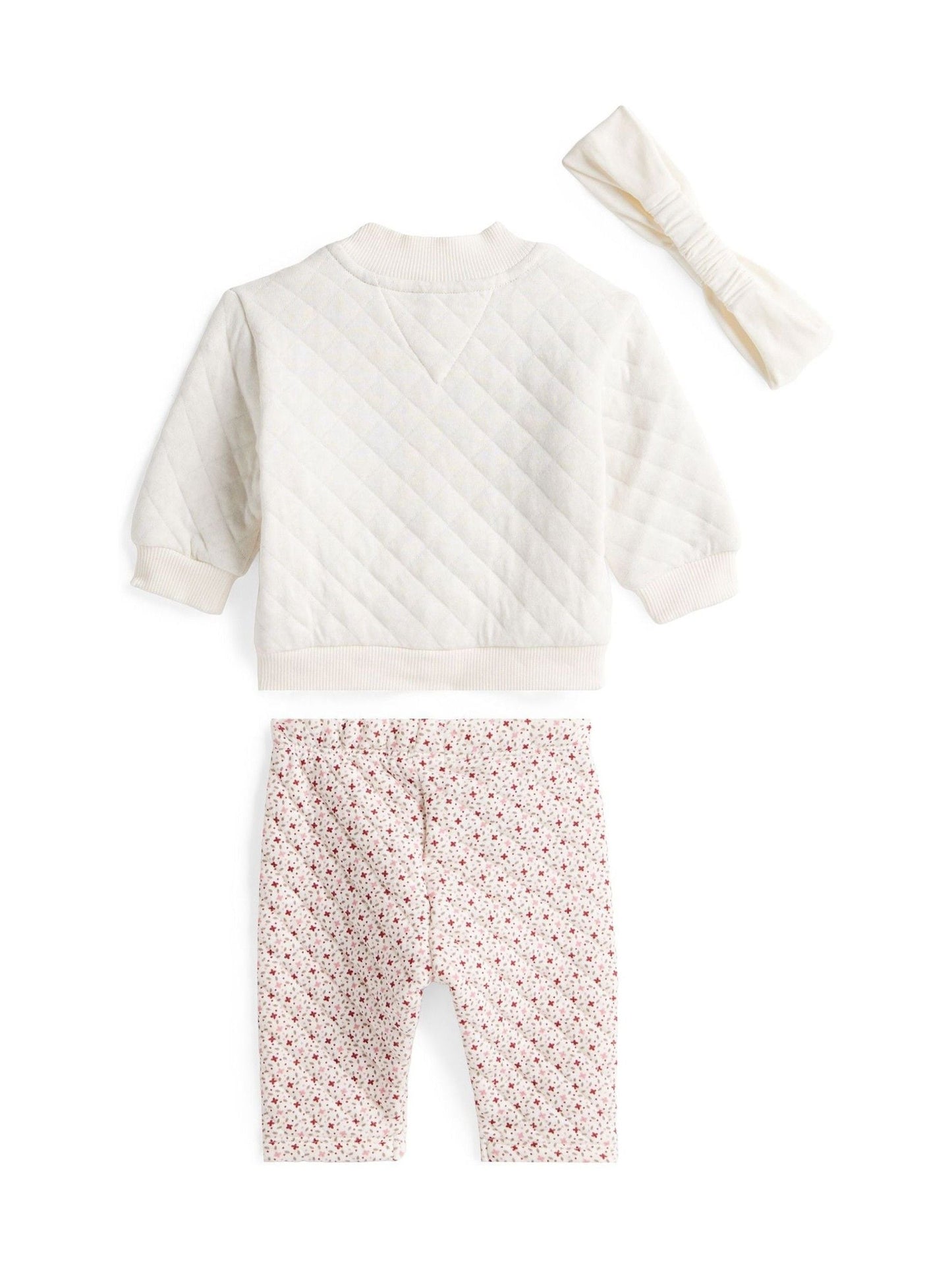 Tommy Hilfiger White Newborn Jacket and Trousers Set image 3