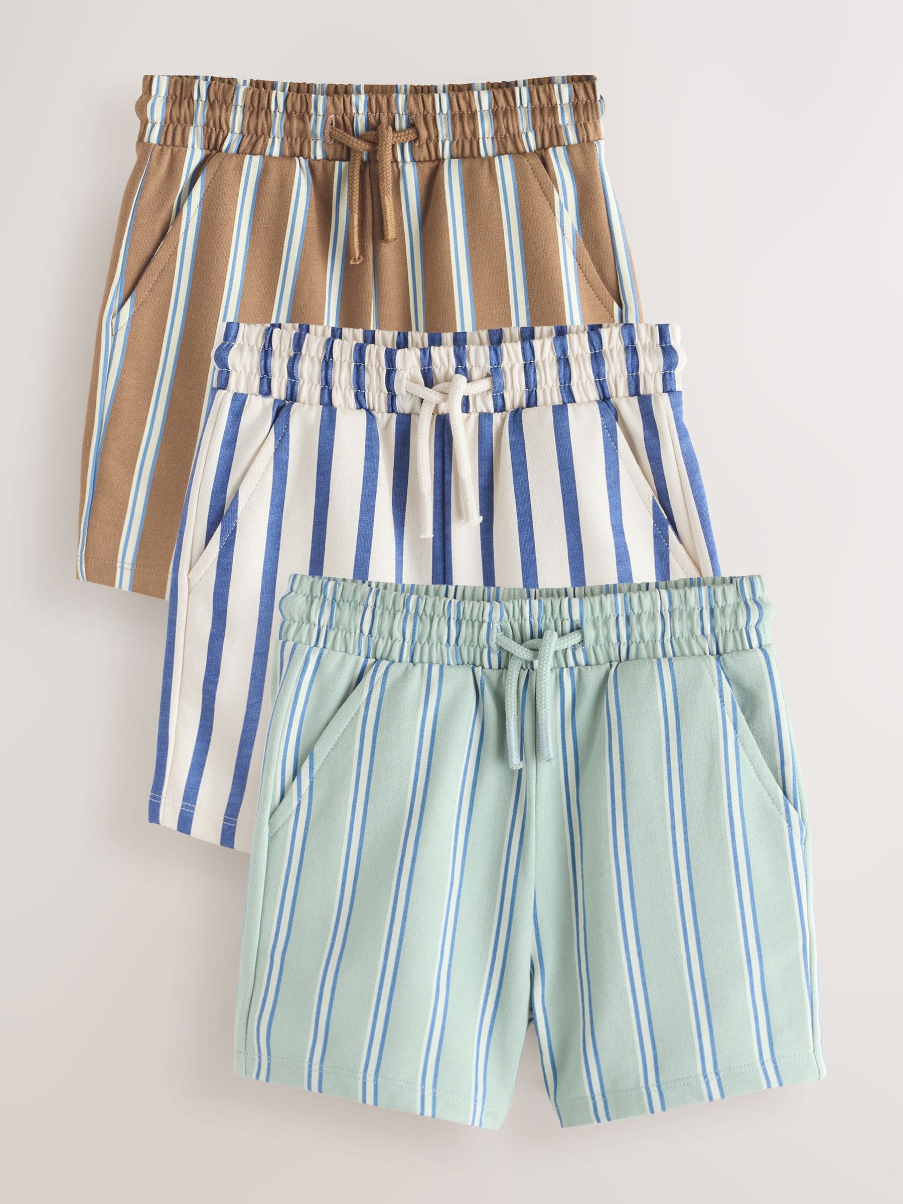 Dsiney Kidz - Blue/Green Jersey Shorts 3 Pack (3mths-7yrs) image 1