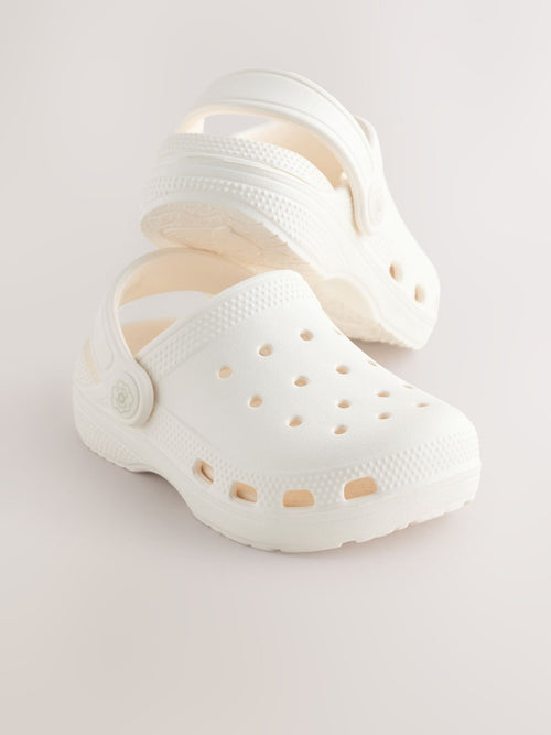 Bone Wide Fit (G) Comfort Clogs image 1