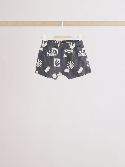 Dsiney Kidz - Mono/Fluro Yellow Palms Tops and Shorts Baby Set 6 Piece (0mths-2yrs) image 6