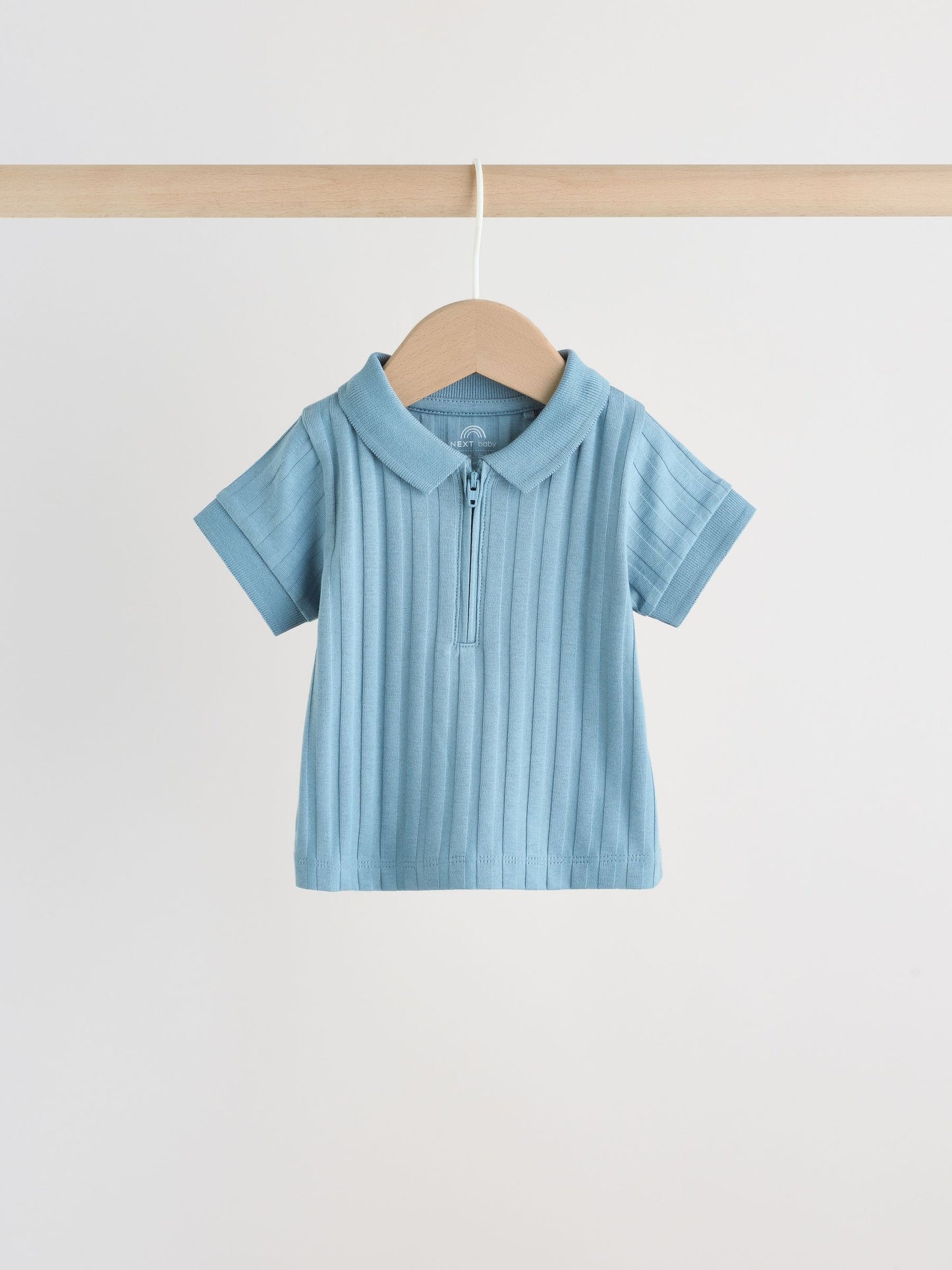 Blue Polo Top and Shorts Baby Set (0mths-2yrs) image 3