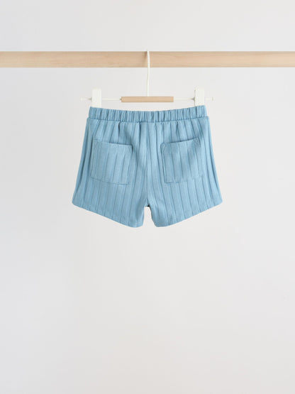 Blue Polo Top and Shorts Baby Set (0mths-2yrs) image 6