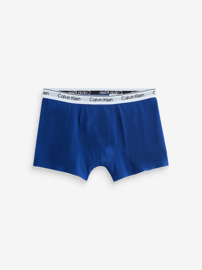 Dsiney Kidz - Calvin Klein Blue/Grey Trunks 3 Pack image 4
