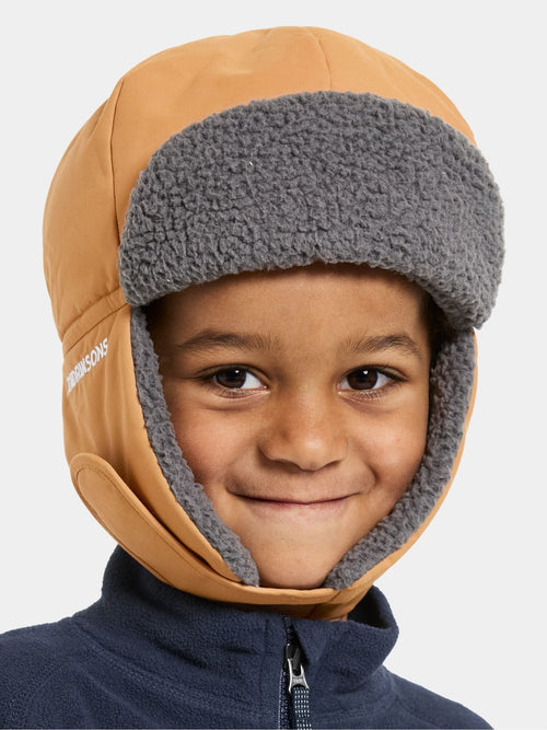 Didriksons Brown Biggles Waterproof Hat image 1