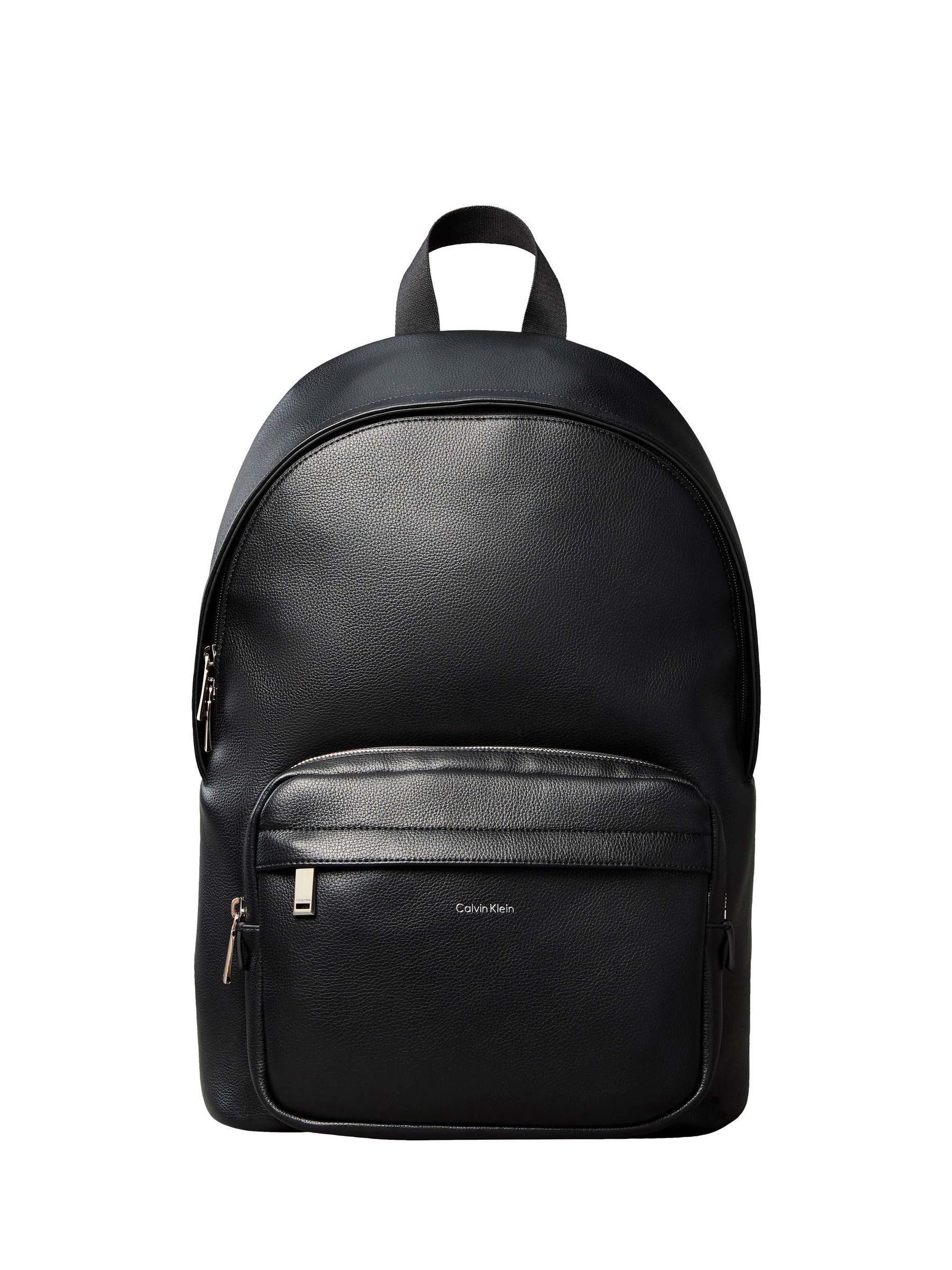 Calvin Klein Black Micro Pebble Round Backpack image 1