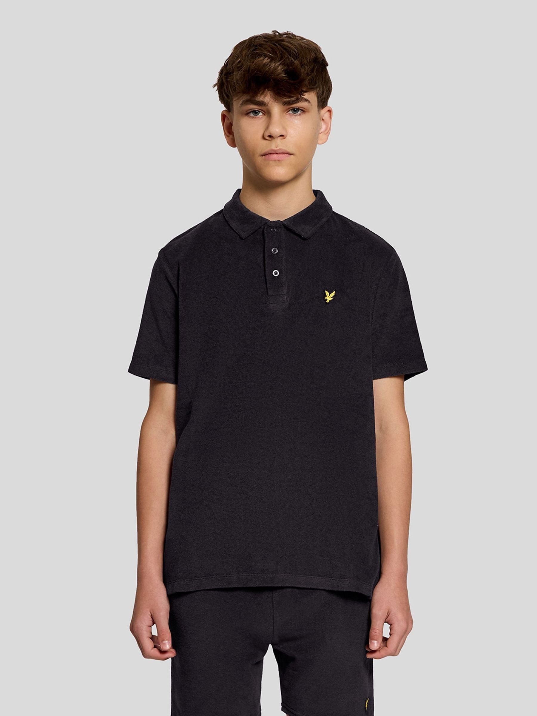 Dsiney Kidz - Lyle & Scott Blue Towelling Polo Shirt image 1