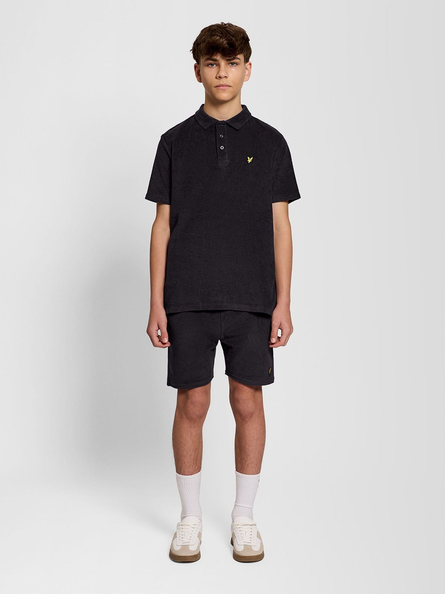 Dsiney Kidz - Lyle & Scott Blue Towelling Polo Shirt image 2