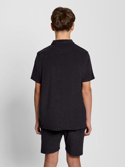 Dsiney Kidz - Lyle & Scott Blue Towelling Polo Shirt image 3