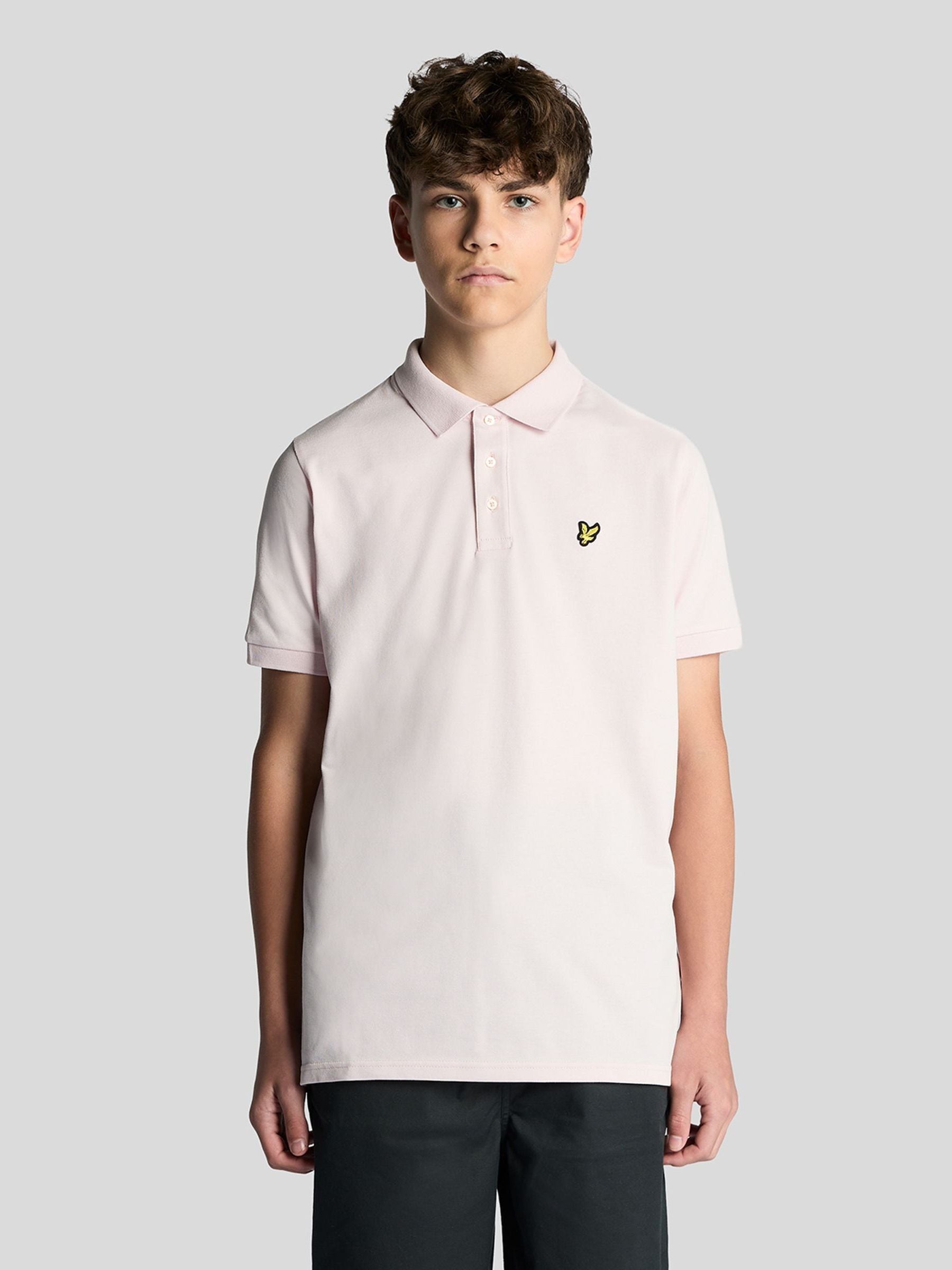 Dsiney Kidz - Lyle & Scott Pink Plain Polo Shirt image 1