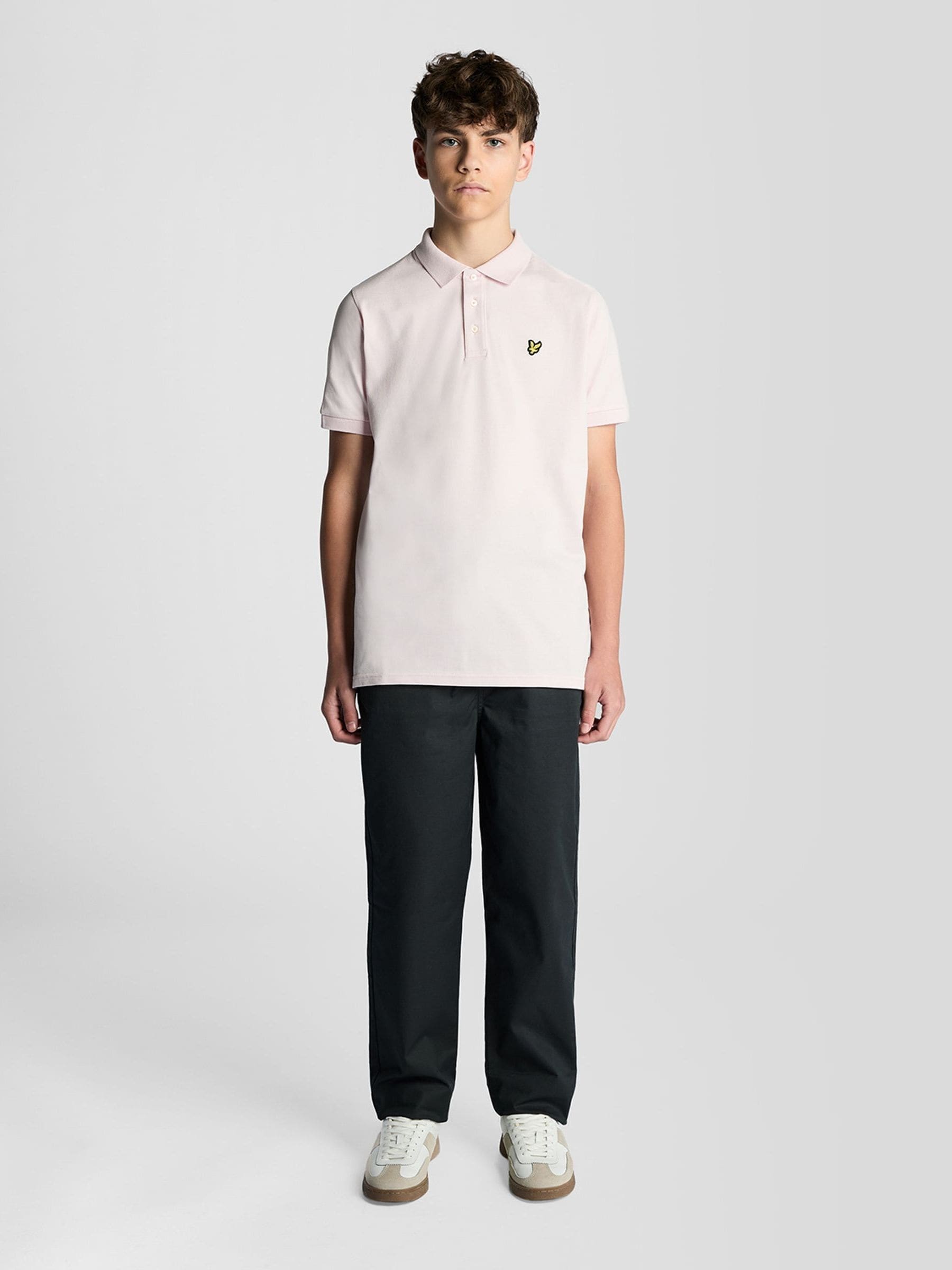 Dsiney Kidz - Lyle & Scott Pink Plain Polo Shirt image 2