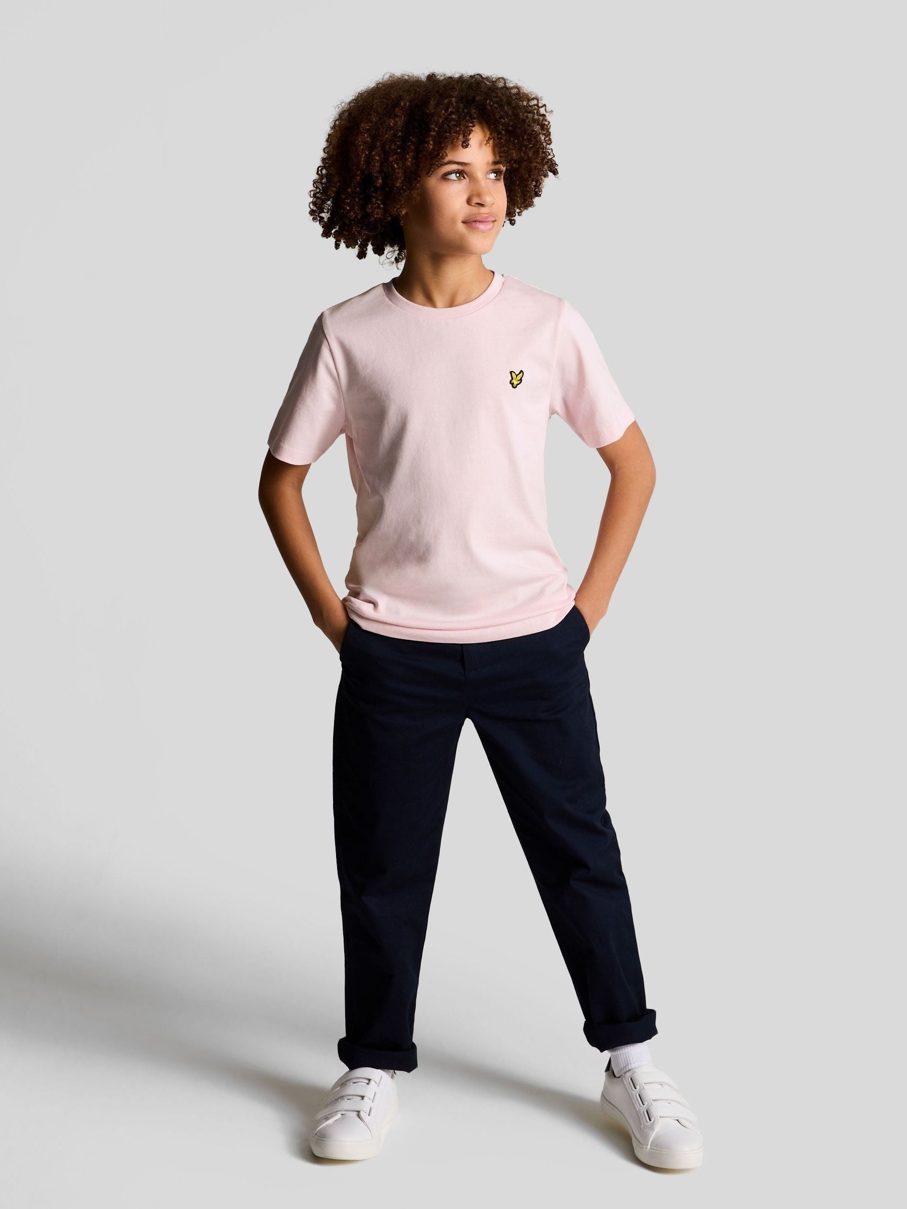 Dsiney Kidz - Lyle & Scott Pink Plain T-Shirt image 2