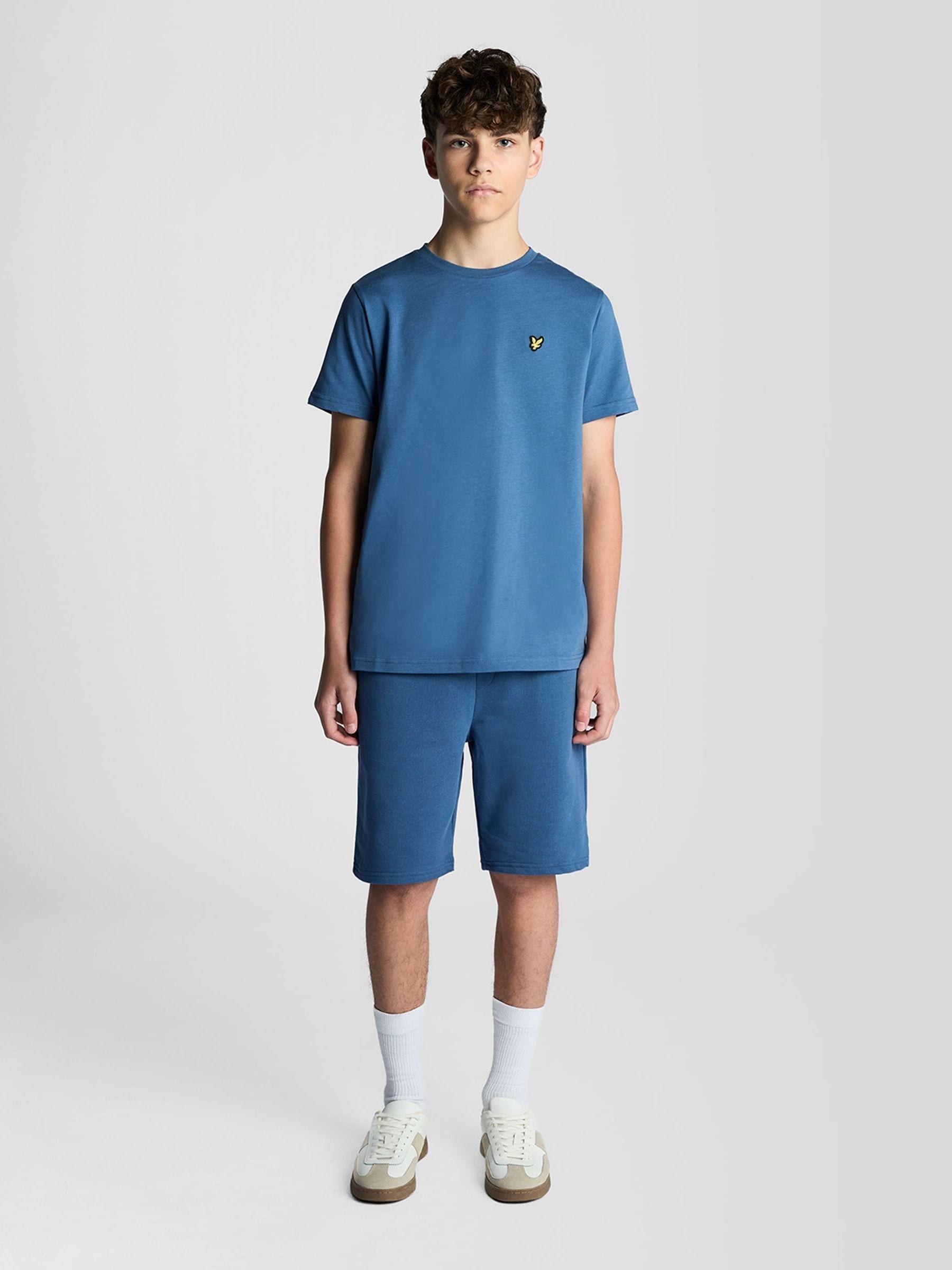 Dsiney Kidz - Lyle & Scott Blue Plain T-Shirt image 1