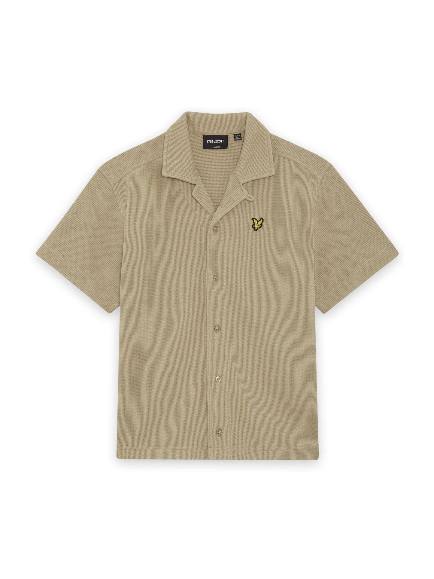 Dsiney Kidz - Lyle & Scott Brown Waffle Shirt image 1