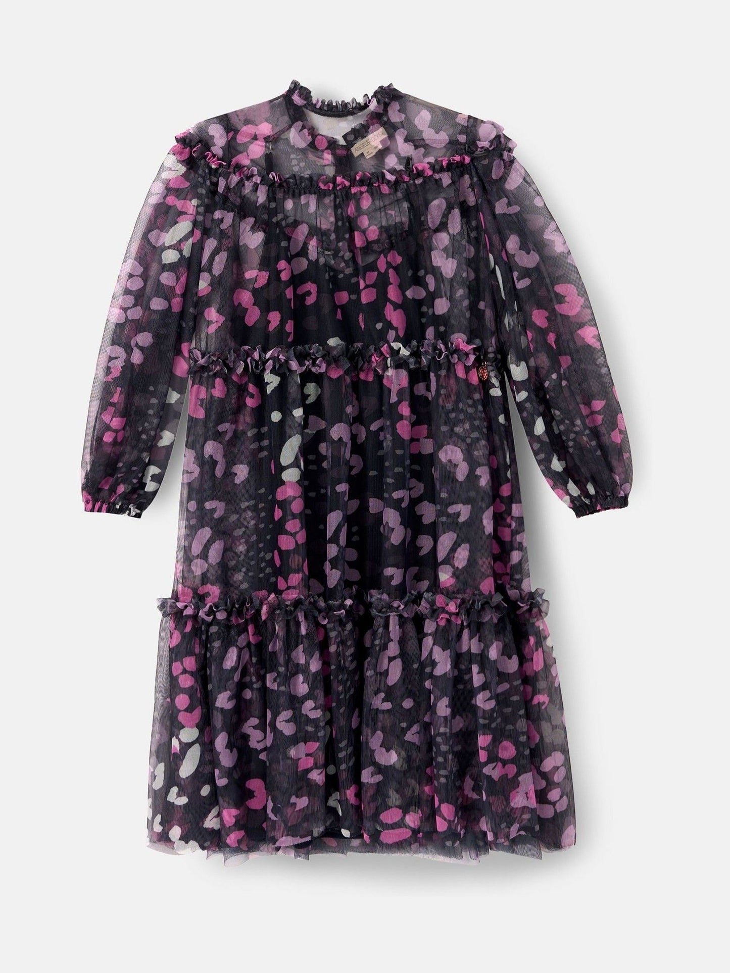 Angel & Rocket Blue Cara Printed Mesh Dress image 4