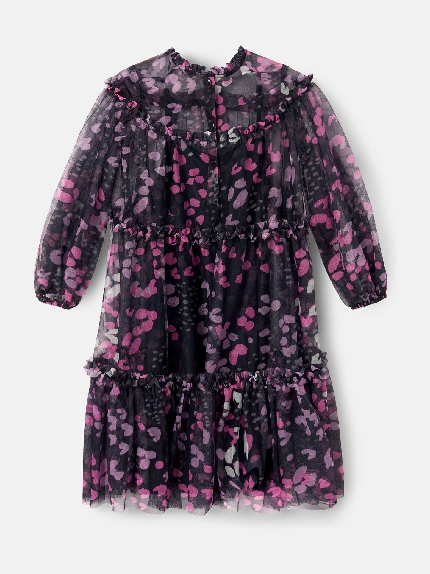 Angel & Rocket Blue Cara Printed Mesh Dress image 5