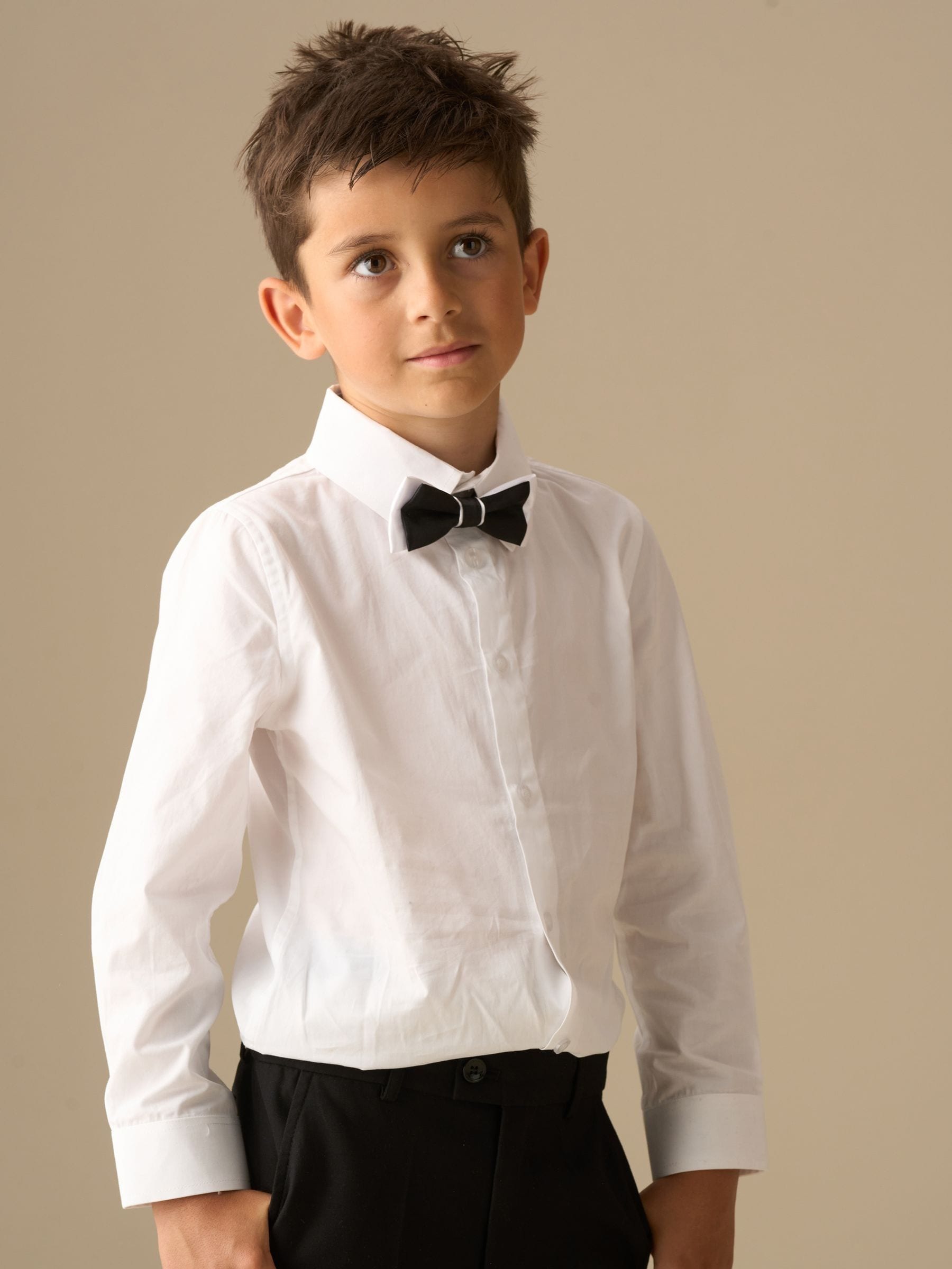 Dsiney Kidz - Angel & Rocket White Tuxedo Shirt & Bow Tie image 1
