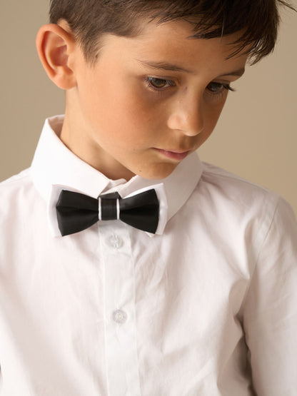 Dsiney Kidz - Angel & Rocket White Tuxedo Shirt & Bow Tie image 2