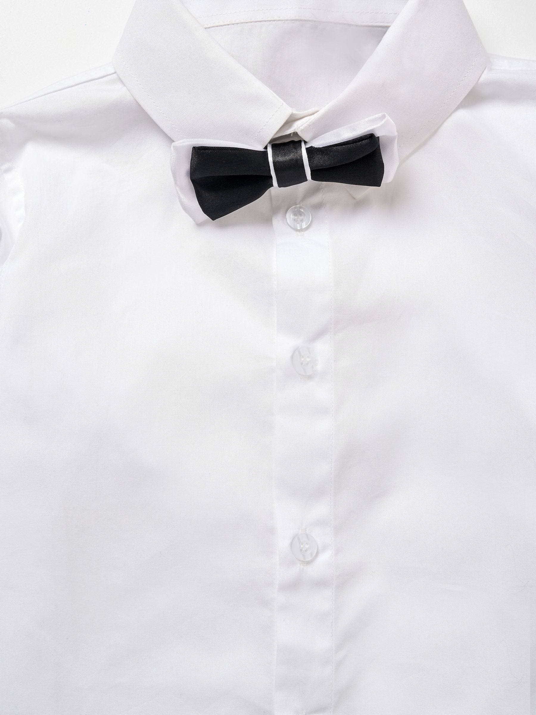 Dsiney Kidz - Angel & Rocket White Tuxedo Shirt & Bow Tie image 6
