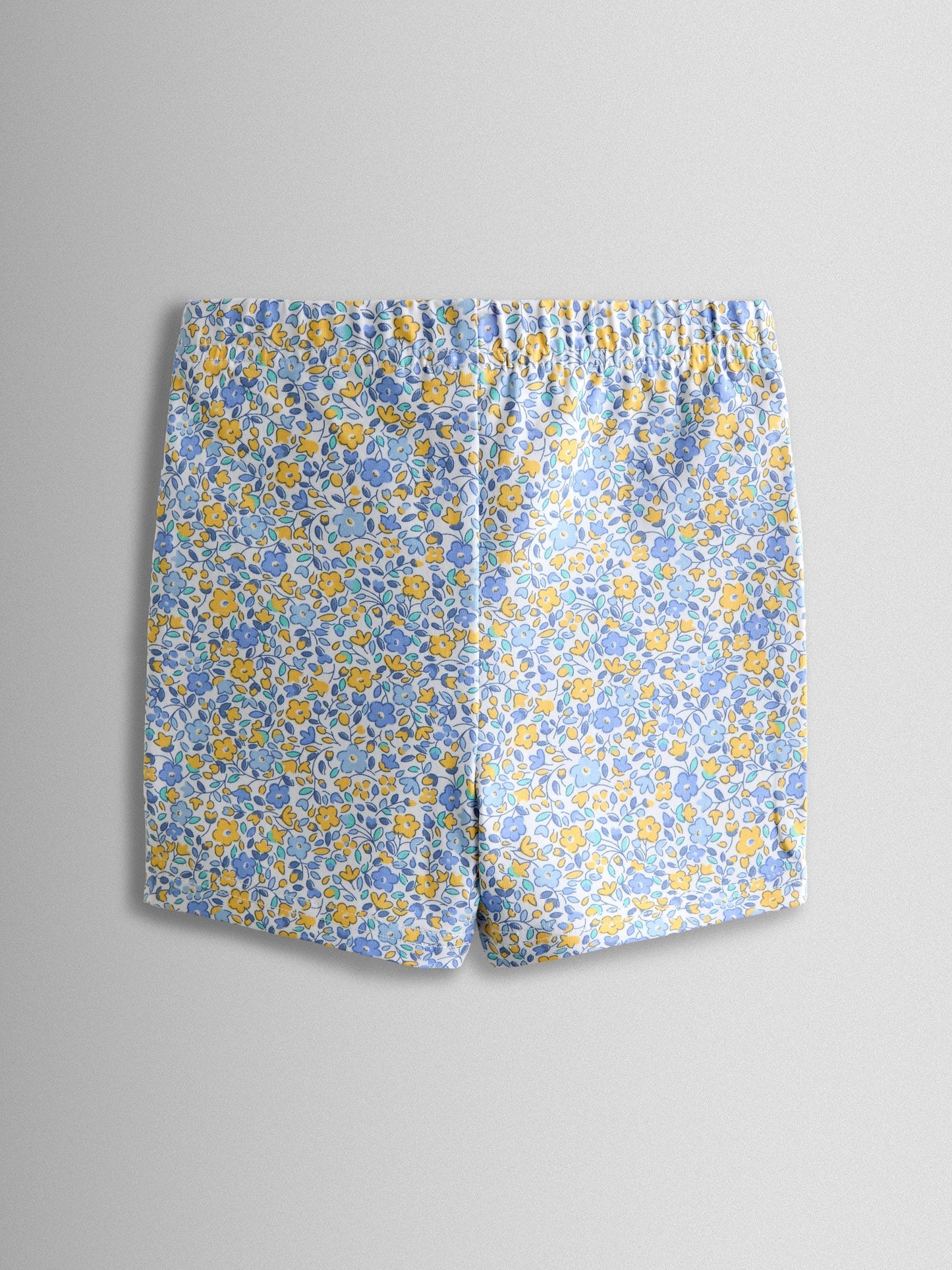 JoJo Maman Bébé Light Blue Floral 2-Pack Cycle Shorts image 3