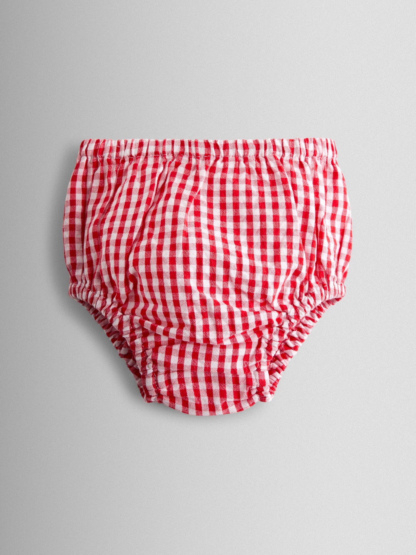 JoJo Maman Bébé Red Gingham Nautical Embroidered Sailor Baby Dress image 4
