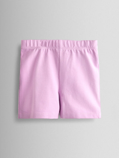 JoJo Maman Bébé Bright Pink Unicorn 2-Pack Cycle Shorts image 3