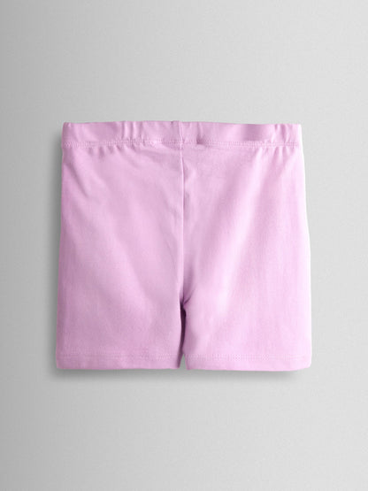 JoJo Maman Bébé Bright Pink Unicorn 2-Pack Cycle Shorts image 5