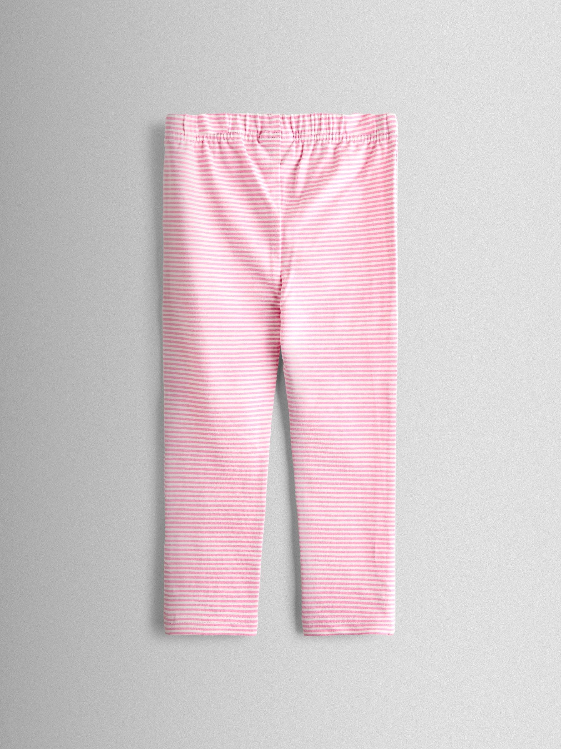 JoJo Maman Bébé Pink Ditsy 2-Pack Leggings image 3